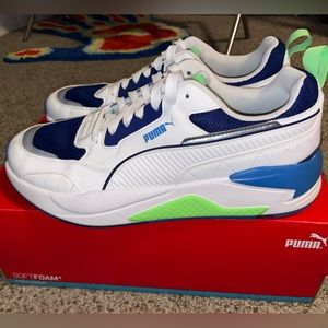 Men’s Puma X-Ray 2 Square - White / Green / Blue